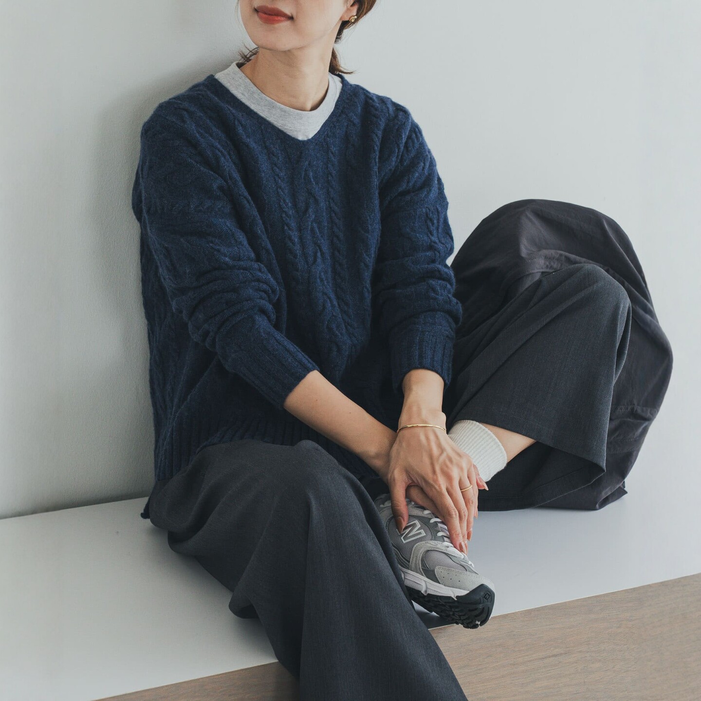 【VIP限时7折】东京胖黄瓜 DOORS 羊毛套头针织衫 DRA7-22E102