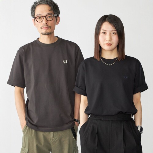 【VIP限时7折】日本代购 FRED PERRY COOLMAX(R)刺绣短袖T恤 0104