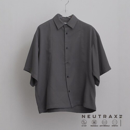 日本代购 tk.TAKEO KIKUCHI NEUTRAX弹力短袖衬衫 170-85309