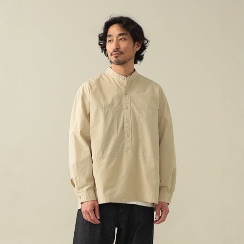 【5折】日本代购 Pilgrim Surf+Supply 日本制 半开领衬衫 0541