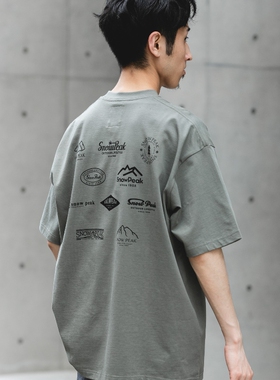日本代购  Snow Peak Apparel 印花短袖T恤 CD26210-1010093