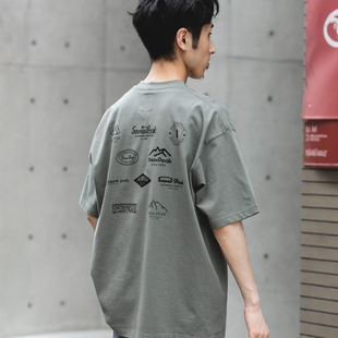 日本代购  Snow Peak Apparel 印花短袖T恤 CD26210-1010093