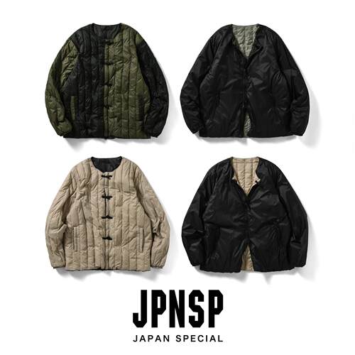 TAION x JPNSP 800FP 中式唐装双面羽绒服 男女款 JK01JS