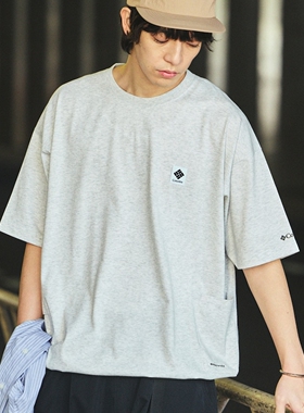 26春夏 Columbia x FREAK'S STORE 侧口袋机能宽松T恤 男款 0080