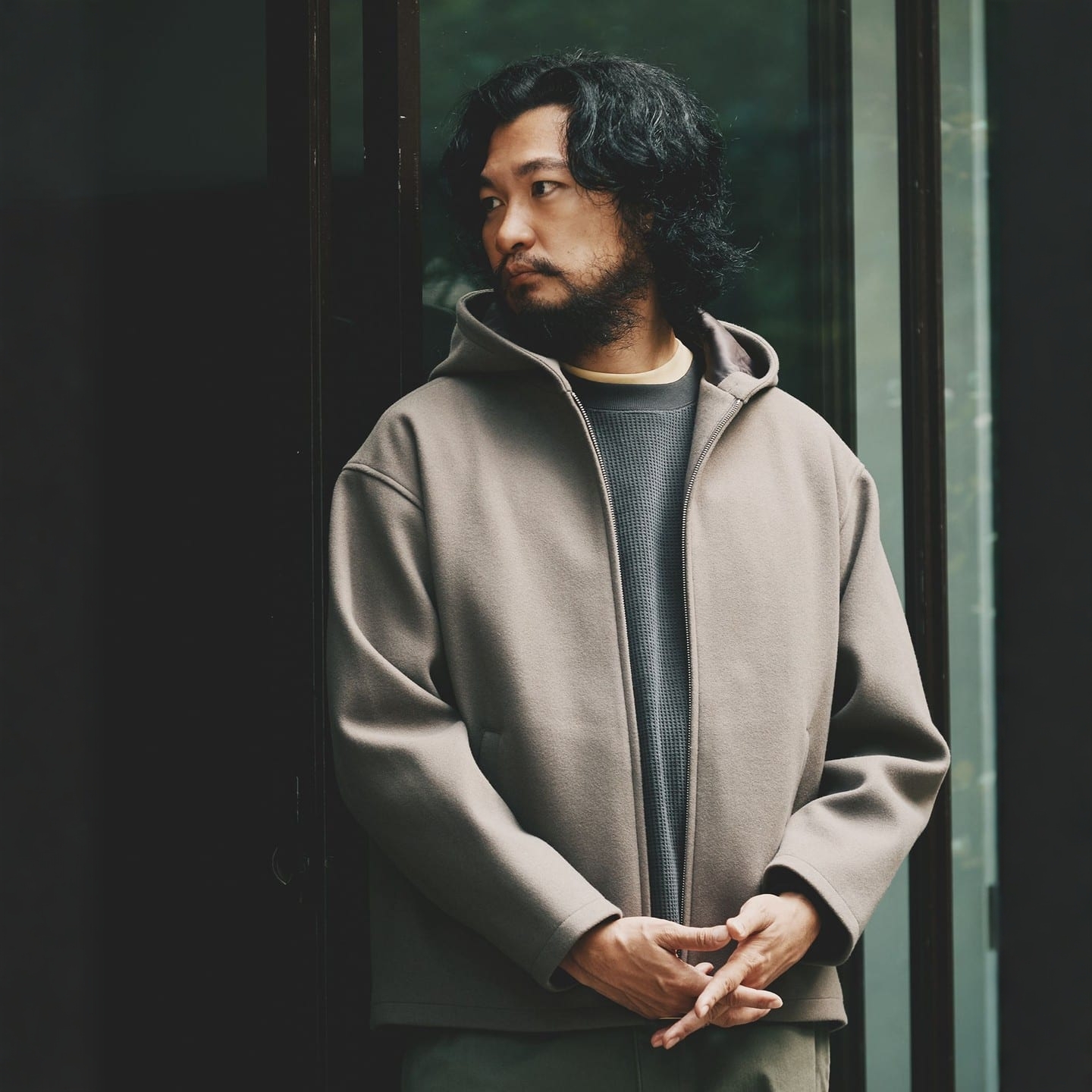 25秋冬 B:MING by BEAMS 毛呢拉链连帽外套 男款 0480