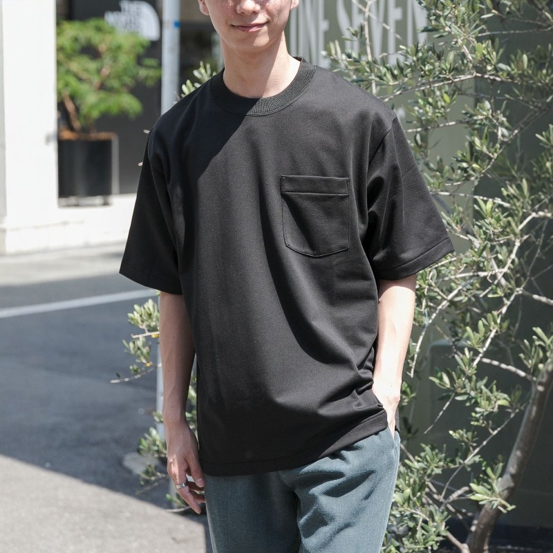 【6折】日本代购 FORK&SPOON 圆领口袋短袖T恤 DFA5-11V136