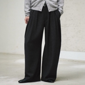 日本代购 WYpt1651 粗花呢阔腿休闲裤 WYM LIDNM