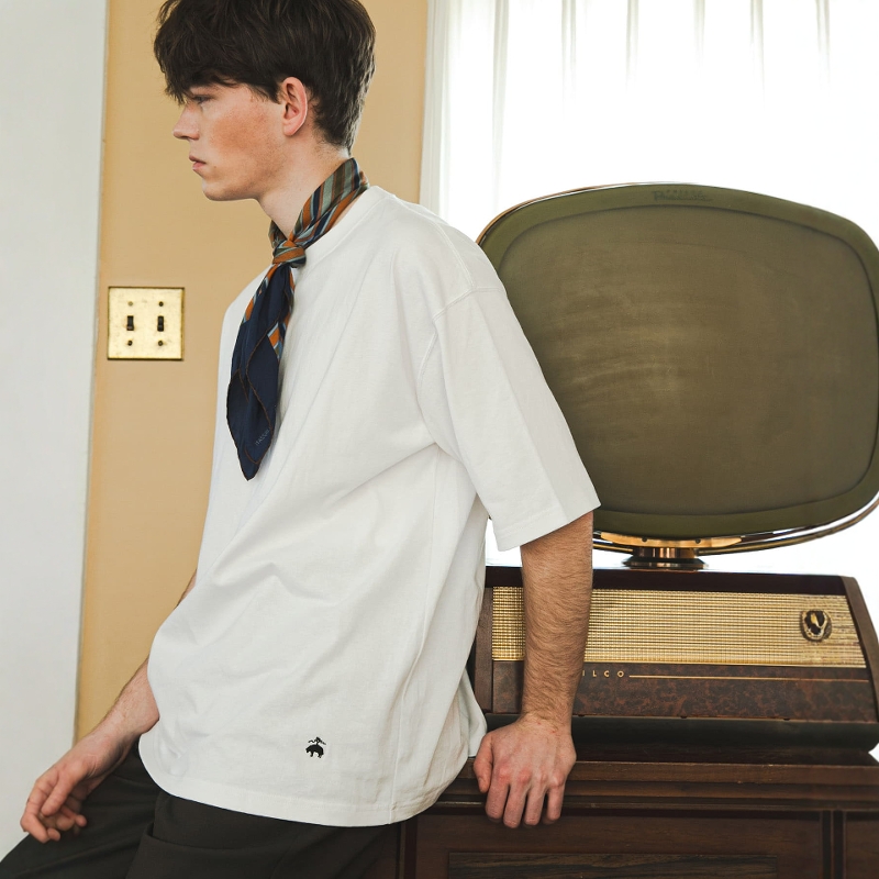 日本代购 BROOKS BROTHERS 圆领短袖T恤 3000000707