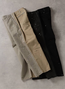 26春夏 J.S.Homestead 泼墨斜纹棉军事休闲裤 男款 6060