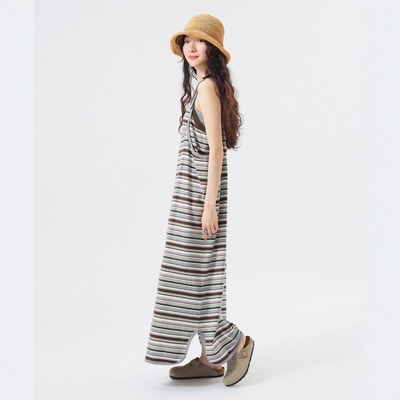 【6折】BEAMS BOY 条纹吊带连衣裙  13-26-0208-458