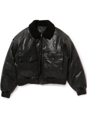 【7折】BEAMS 宽版短款 G-1 羊皮羽绒服 男款 3297