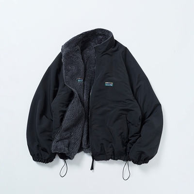 【5折】FREAK'S STORE 宽松版型尼龙抓绒双面立领夹克 男女 0745