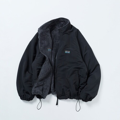 【5折】FREAK'S STORE 宽松版型尼龙抓绒双面立领夹克 男女 0745