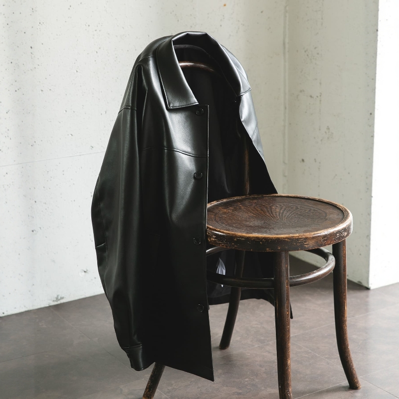 【VIP限时7折】日本代购 DOORS 人造革皮夹克外套 DRA6-17H604