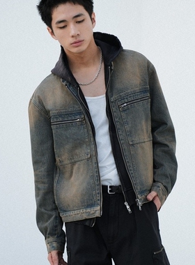 东京胖黄瓜日本代购 WYM LIDNM 牛仔夹克外套 WYjk1125