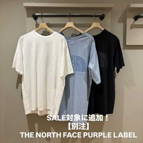 【7折】日产 TNF 紫标 x BEAMS 美国棉刺绣印花T恤 男款 1584