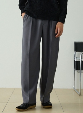 日本代购 EMMA CLOTHES 斜纹曲线休闲裤 EMpt1631