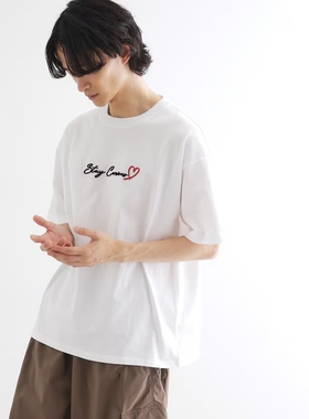 日本代购 tk.TAKEO KIKUCHI 立体刺绣短袖T恤 C01-22373