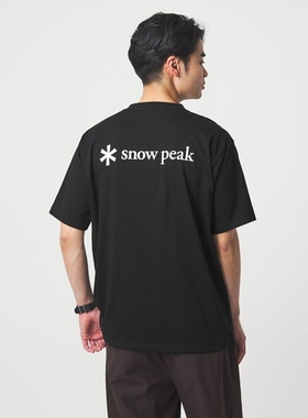 日本代购 ＜snow peak＞GLR 印花短袖T恤 NSD-TS-25AU004