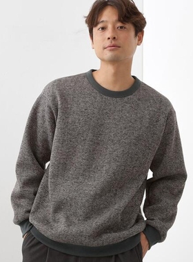 日本代购 THE SHOP TK 可机洗抓绒套头卫衣 616-34026