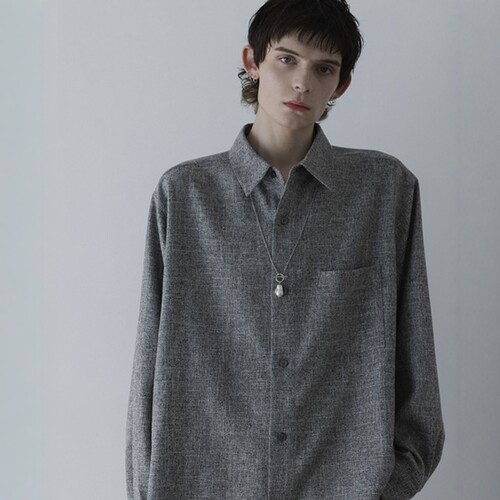 东京胖黄瓜日本代购  remer 宽松基础款翻领衬衫 RR00000062