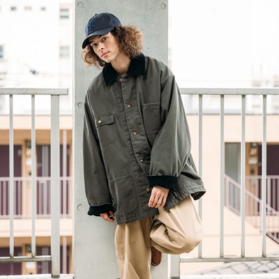 【7折】FREAK'S STORE 四袋灯芯绒领鸭绒宽松夹克 男款 0731