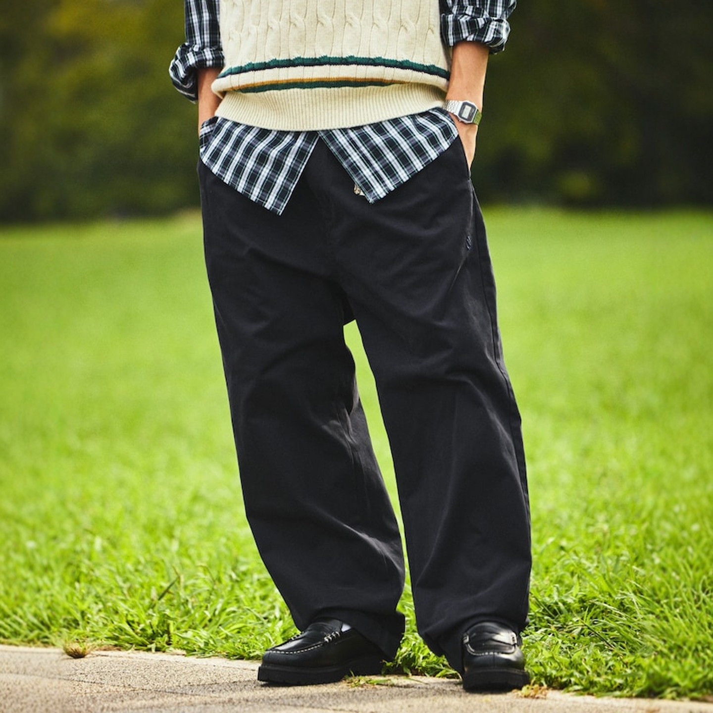 【55折】NAUTICA 纯棉复古双褶斜纹休闲裤 男款 0408,男装,休闲裤,淘宝优惠券,粉丝福利购,淘宝优惠卷