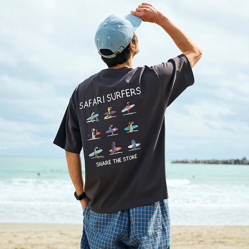 【5折】JONAS CLAESSON x FREAK'S STORE 刺绣印花宽松T恤 0054