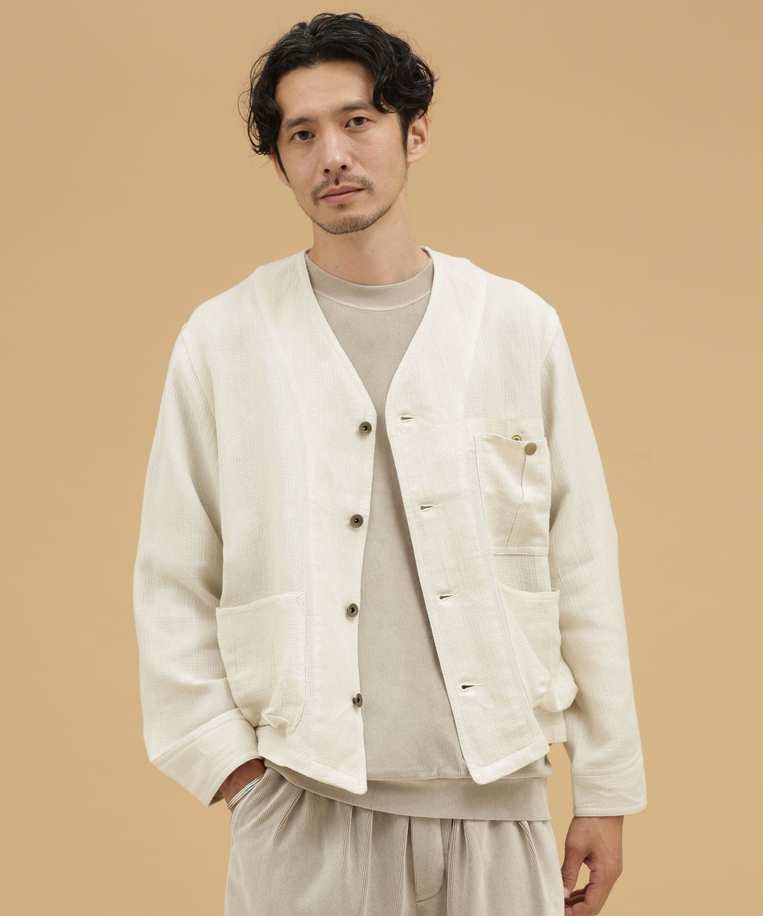 【5折】东京胖黄瓜日本代购 nano universe 开衫夹克 2203