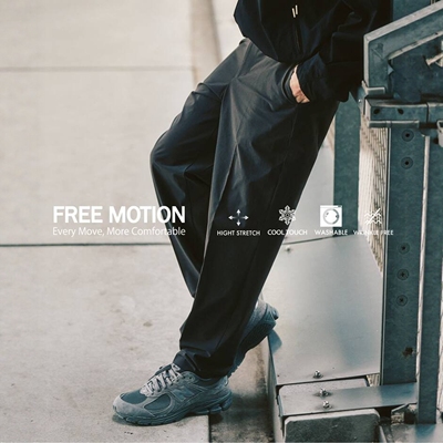 26春夏 417 EDIFICE / FREE MOTION 弹力抗皱锥形裤 男款 5170