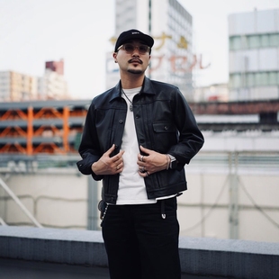 SCHOTT / SHEEP LEATHER 1st TRACKER 纯羊皮皮衣 7825950015