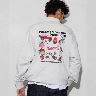 【限时65折】Coleman x FREAK'S STORE 刺绣印花卫衣 男女款 0019