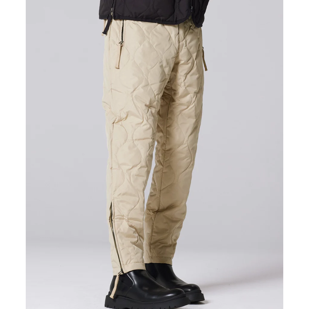 TAION军事侧拉链羽绒裤