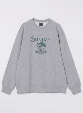 日本代购 SHIPS Colors / TeddyBear(R) 圆领套头卫衣 0006