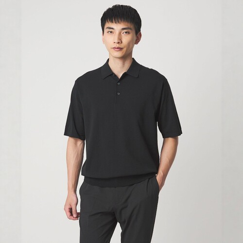 东京胖黄瓜日本代购 green label relaxing 短袖针织POLO衫 0004