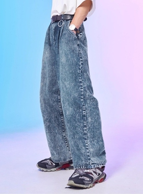 ADRER vintage make wide tapered denim 牛仔裤 ADRpt1312