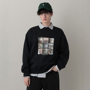 645567 摄影师印花套头卫衣 东京胖黄瓜日本代购 RAGEBLUE