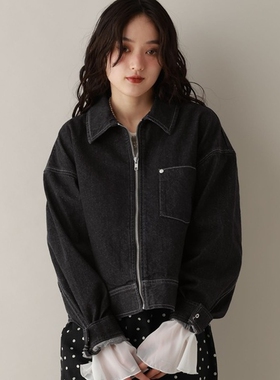 东京胖黄瓜日本代购 RAGEBLUE 牛仔布短宽夹克 640413