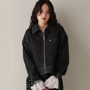 东京胖黄瓜日本代购 RAGEBLUE 牛仔布短宽夹克 640413