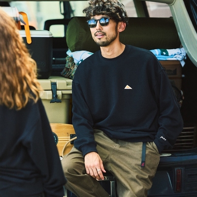 【限时85折】KELTY x FREAK'S STORE 刺绣加绒圆领卫衣 0009