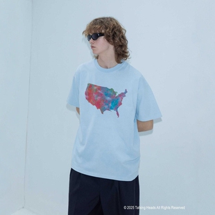【7折】日本代购 TALKING HEADS x MONKEY TIME 乐队印花T恤 1875
