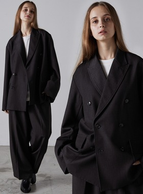 东京胖黄瓜日本代购 CLEL 男女款超宽松套装夹克+裤子 CLEot657