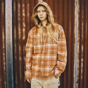 【7折】MOUNTAIN HARDWEAR / Hood Flannel 刺绣连帽衬衫 1374