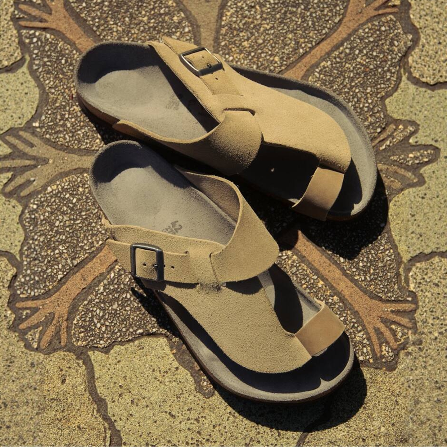 BIRKENSTOCK x JOURNAL STANDARD Byblos LEVE Taupe 拖鞋 0102