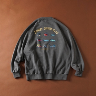 【4折】JONAS CLAESSON x FREAK'S STORE 印花圆领卫衣 男款 0009