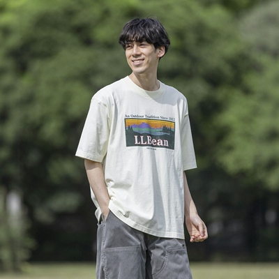 26春夏 L.L. Bean / Men's Morrill 吸水速干印花T恤 TC065429