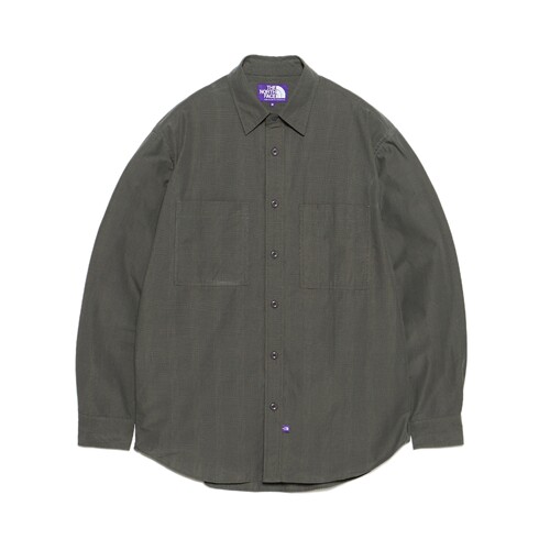 26春夏 TNF 紫标 Double Pocket 有机棉做旧水洗衬衫 N26SG060