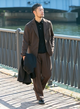 【7折】ROSSO 起绒保暖套装 裤子+夹克 RAA7-18M005