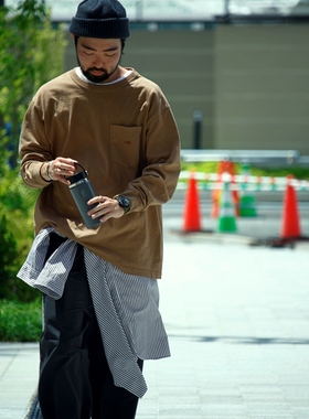 【现货】THE NORTH FACE 紫标 7oz L/S Pocket Tee 日本制NT3102N