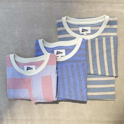 Pilgrim Surf+Supply / Hawkinson Striped Crew 长袖T恤 0174